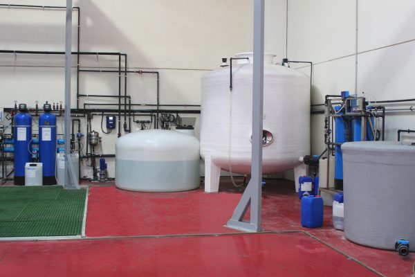 L'impianto di trattamento delle acque di processo