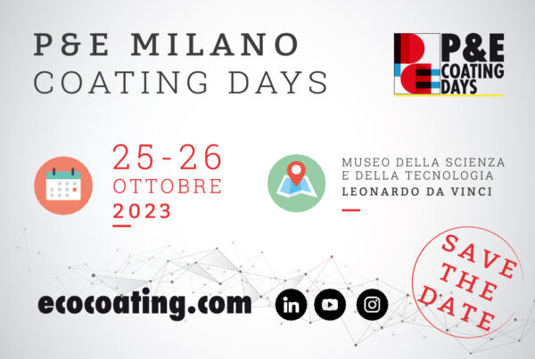 P&E Milano Coating Days: i corsi di formazione