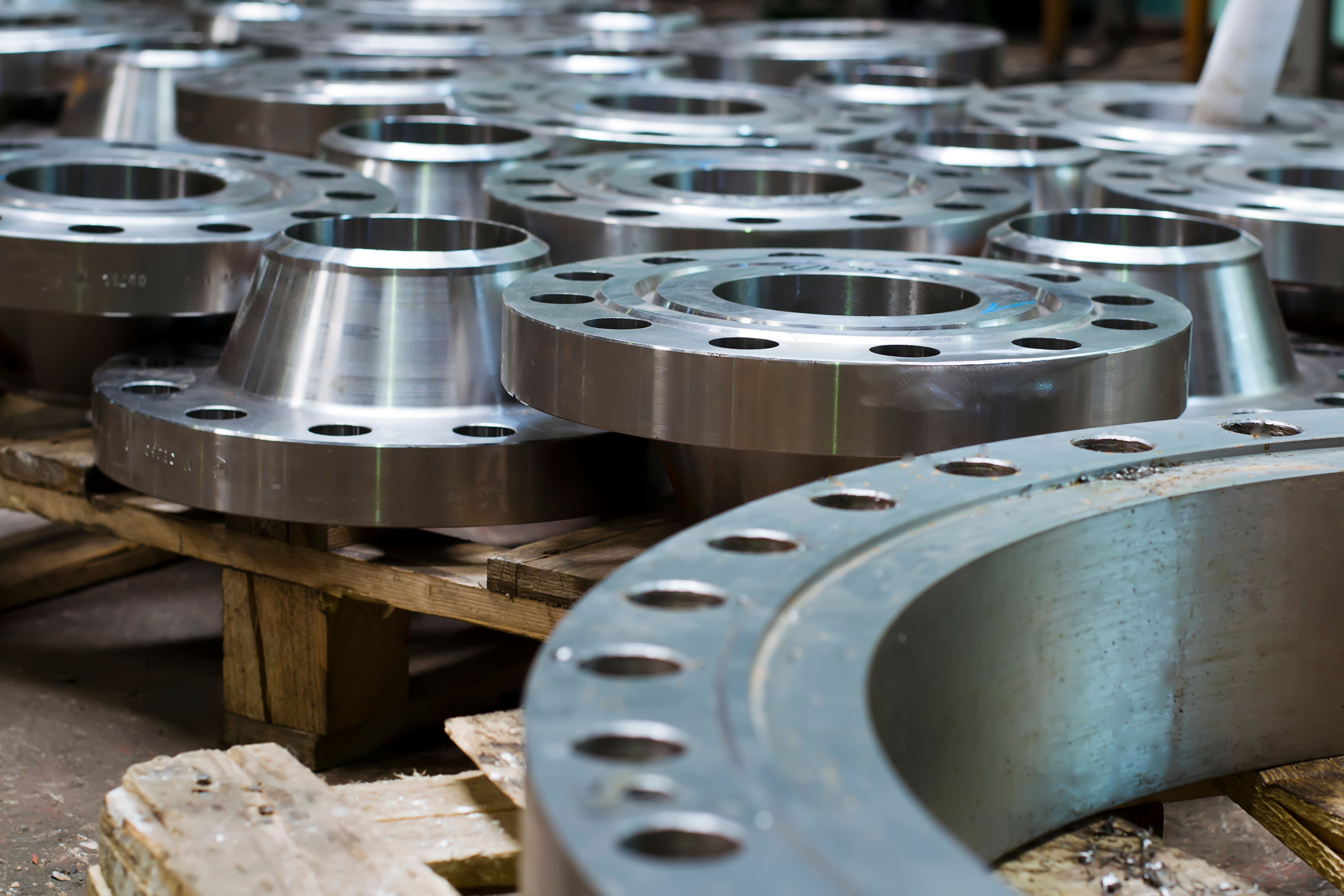 Hardware flanges, pipe flanges, flanges for heat exchangers