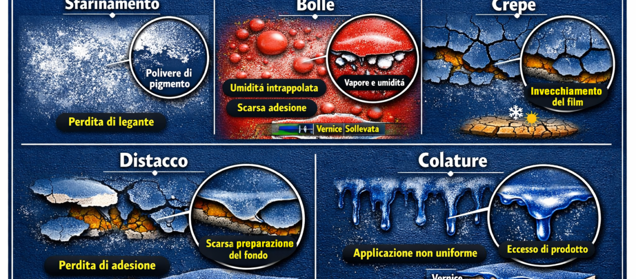 Dalla buccia d’arancia ai crateri: come orientarsi nel labirinto dei difetti di verniciatura