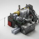 Impianto compatto e flessibile per impregnazione e verniciatura motori elettrici